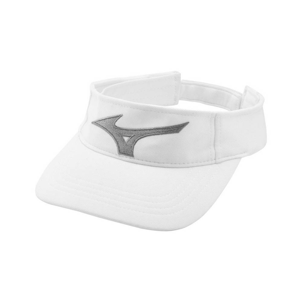 Visera Mizuno Tour Mujer Blancas/Gris Ofertas HXTF-65320